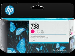 HP 738 130 ml Magenta DesignJet Blekkpatron