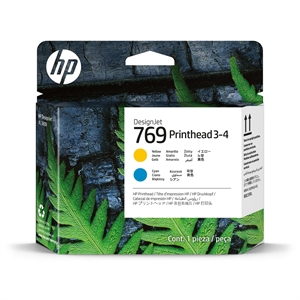 HP 769 Gul Cyan 3-4 DesignJet Skrivehode