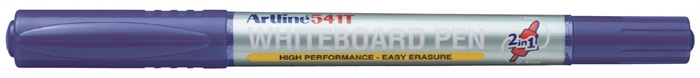 Artline Whiteboard Marker 541T 2-i-1 blå.