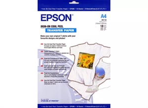 Epson Overføringspapir for strykejern 124 g/m² - A4 - 10 ark