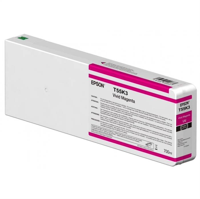 Epson Vivid Magenta T55K3 - 700 ml blekkpatron