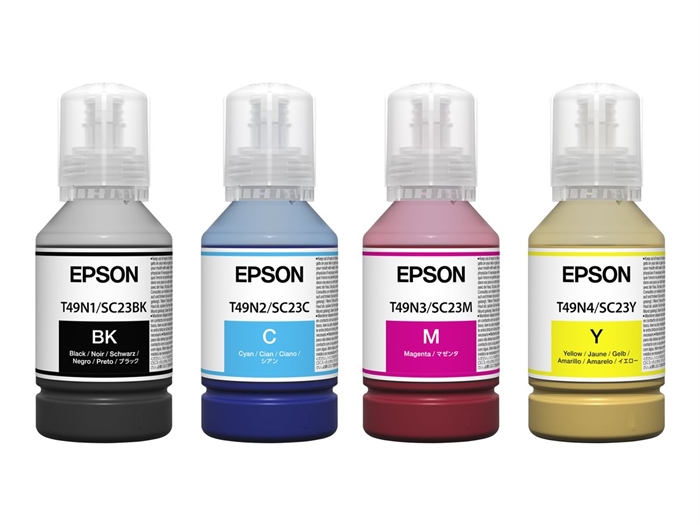 Hele settet med 140 ml blekkpatroner til Epson SureColor T3100x