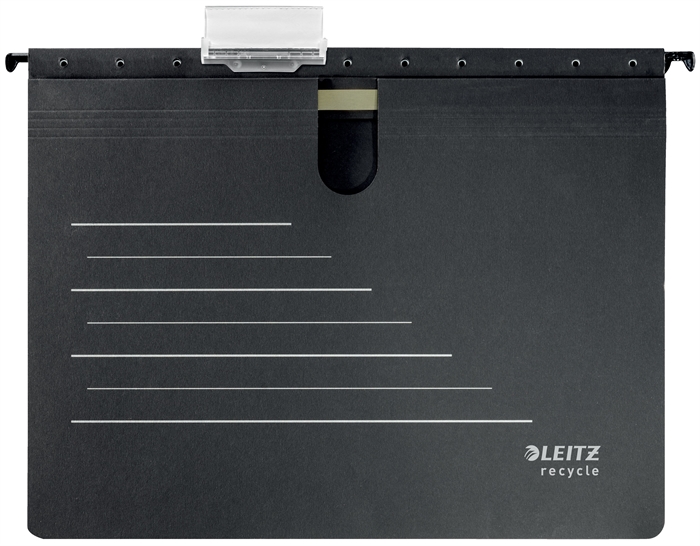 Leitz Hengemappe med mekanisme resirkulert A4 svart