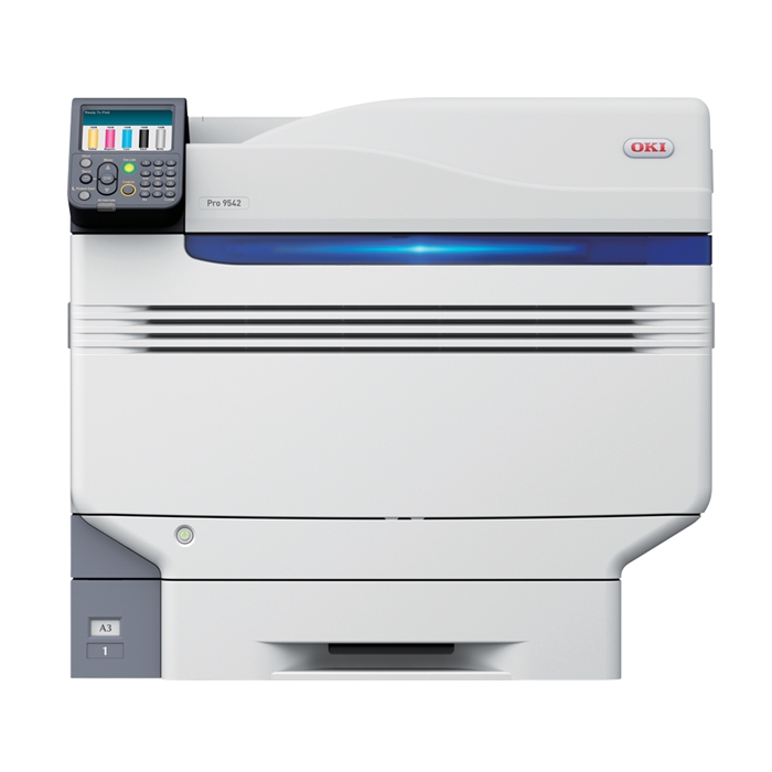 OKI Pro 9542 A3 Digital trykkmaskin - CMYK + Hvit