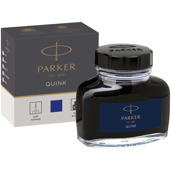 Parker blekk Quinkflow M 57ml blå