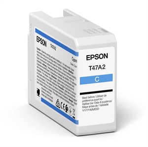 Epson Cyan 50 ml blekkpatron T47A2 - Epson SureColor P900