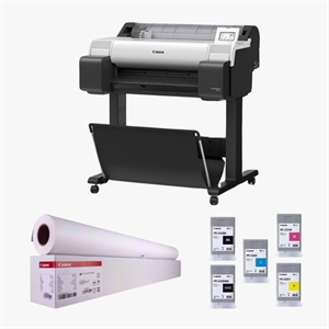 Canon POS TM 240 inkl. stand - Ekstra blekk og 2 ruller papir