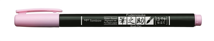 Tombow Marker Fudenosuke myk pastellrosa