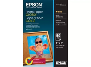 Epson Fotopapir Glanset 200 g/m² - 10x15cm - 50 ark