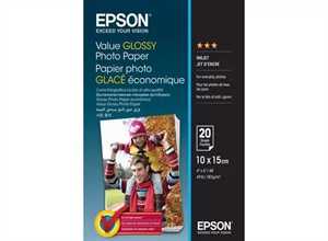 Epson Value Glossy Fotopapir 183 g/m2 - 10x15cm - 20 ark