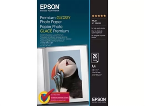 Epson Premium Glossy Photo Paper 255 g/m² - A4 - 20 ark